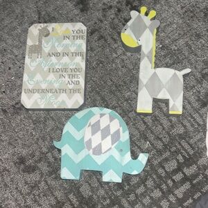 Nic knacks for baby nursery